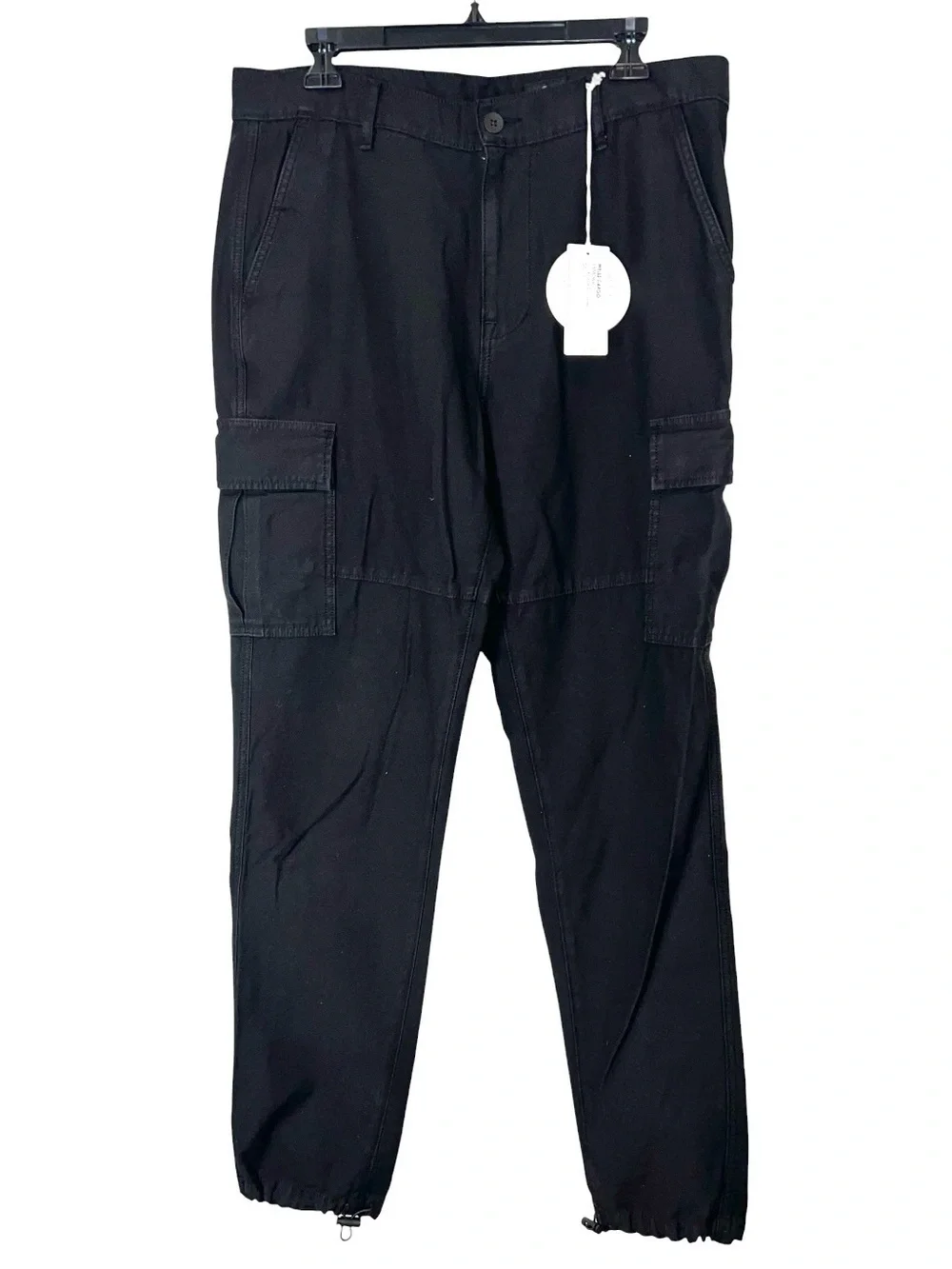 AG Relaxed Tapered Cargo Pants NWT Black 32x31 Sulfur Pure Black